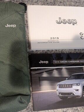 2019 JEEP GRAND CHEROKEE OWNER'S MANUAL, IN ORIGINAL JEEP BAG